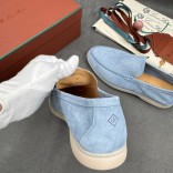 Мужские замшевые лоферы Loro Piana