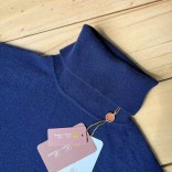 Мужская водолазка Loro Piana Premium - Dark Blue