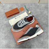 Мужские кроссовки Loro Piana 360 Lp Flexy Walk - Grey