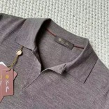 Поло с длинным рукавом Loro Piana Premium - Gray Coffee
