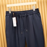 Мужские тёмно-синие штаны Loro Piana Premium