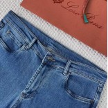 Мужские синие джинсы Loro Piana Premium