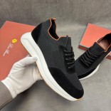 Мужские кроссовки Loro Piana knitted - Navy