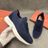 Мужские кроссовки Loro Piana knitted - Grey