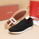 Мужские текстильные кроссовки Loro Piana Lp Flexy Active - Navy