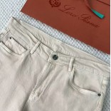 Мужские бежевые джинсы Loro Piana Premium