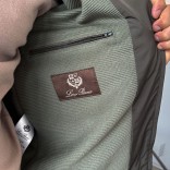 Мужская ветровка Loro Piana зелёного цвета