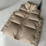 Женская бежевая жилетка Loro Piana premium