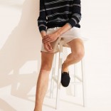 Мужские замшевые лоферы Loro Piana Venice Walk - Black