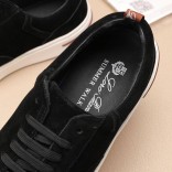 Мужские замшевые кроссовки Loro Piana Newport - Black