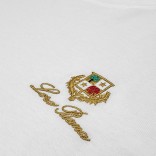 Футболка белого цвета Loro Piana logo-embroidered