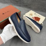 Мужские кожаные лоферы Loro Piana