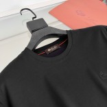 Мужская чёрная футболка Loro Piana
