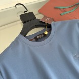 Мужская голубая футболка Loro Piana