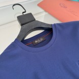 Мужская синяя футболка Loro Piana