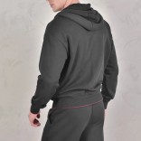 Кофта на молнии Loro Piana Premium signature logo - Grey