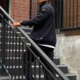 Кофта на молнии Loro Piana logo-embroidered - Black