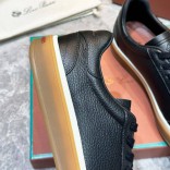 Мужские кожаные кроссовки Loro Piana Tennis Walk