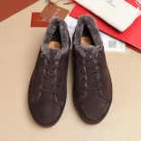 Зимние кроссовки с мехом Loro Piana