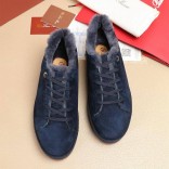 Зимние кроссовки с мехом Loro Piana