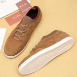 Замшевые кроссовки Loro Piana Soho Walk - Brown Замшевые кроссовки Loro Piana Soho Walk - Brown