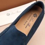 Мужские замшевые лоферы Loro Piana Summer Walk