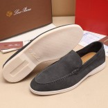 Мужские лоферы Loro Piana Summer Walk - Dark Grey