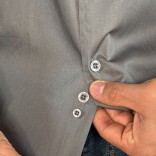 Мужская рубашка Loro Piana logo-embroidered - Grey