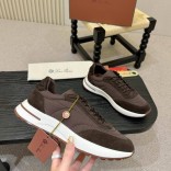 Мужские кроссовки Loro Piana Week End Walk - Brown