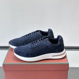 Мужские кроссовки Loro Piana Week End Walk - Navy