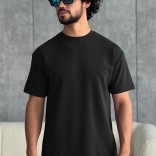 Мужская чёрная футболка Loro Piana