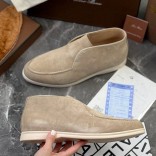 Мужские лоферы с меховой стелькой Loro Piana