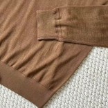 Поло с длинным рукавом Loro Piana Premium - Caramel