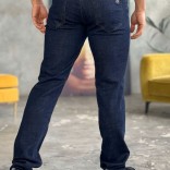 Джинсы тёмно-синего цвета Loro Piana regular fit