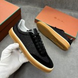 Мужские кроссовки Loro Piana Tennis Walk - Black