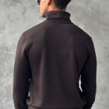 Утеплённая кофта Loro Piana zip-neck - Brown