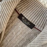 Кашемировый свитер Loro Piana Premium zip-up - Beige