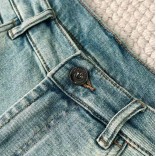 Мужские светло-синие джинсы Loro Piana Premium