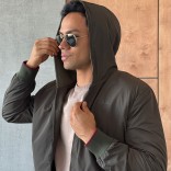 Мужская ветровка Loro Piana зелёного цвета