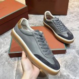 Мужские кожаные кроссовки Loro Piana Tennis Walk