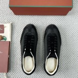 Мужские кроссовки Loro Piana Sea Tennis Walk - Black