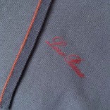 Спортивный костюм Loro Piana Premium signature logo - Denim Blue