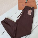 Спортивные штаны Loro Piana Premium signature logo - Brown