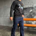 Джинсы тёмно-синего цвета Loro Piana