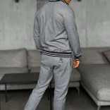 Спортивный костюм Loro Piana logo-embroidered - Blue / Grey