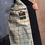 Мужское пальто чёрного цвета Loro Piana