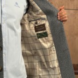 Мужское пальто серого цвета Loro Piana