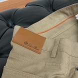 Джинсы бежевого цвета Loro Piana Premium