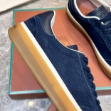 Мужские замшевые кроссовки Loro Piana Tennis Walk