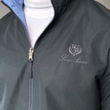 Двусторонняя ветровка Loro Piana - Black / Blue